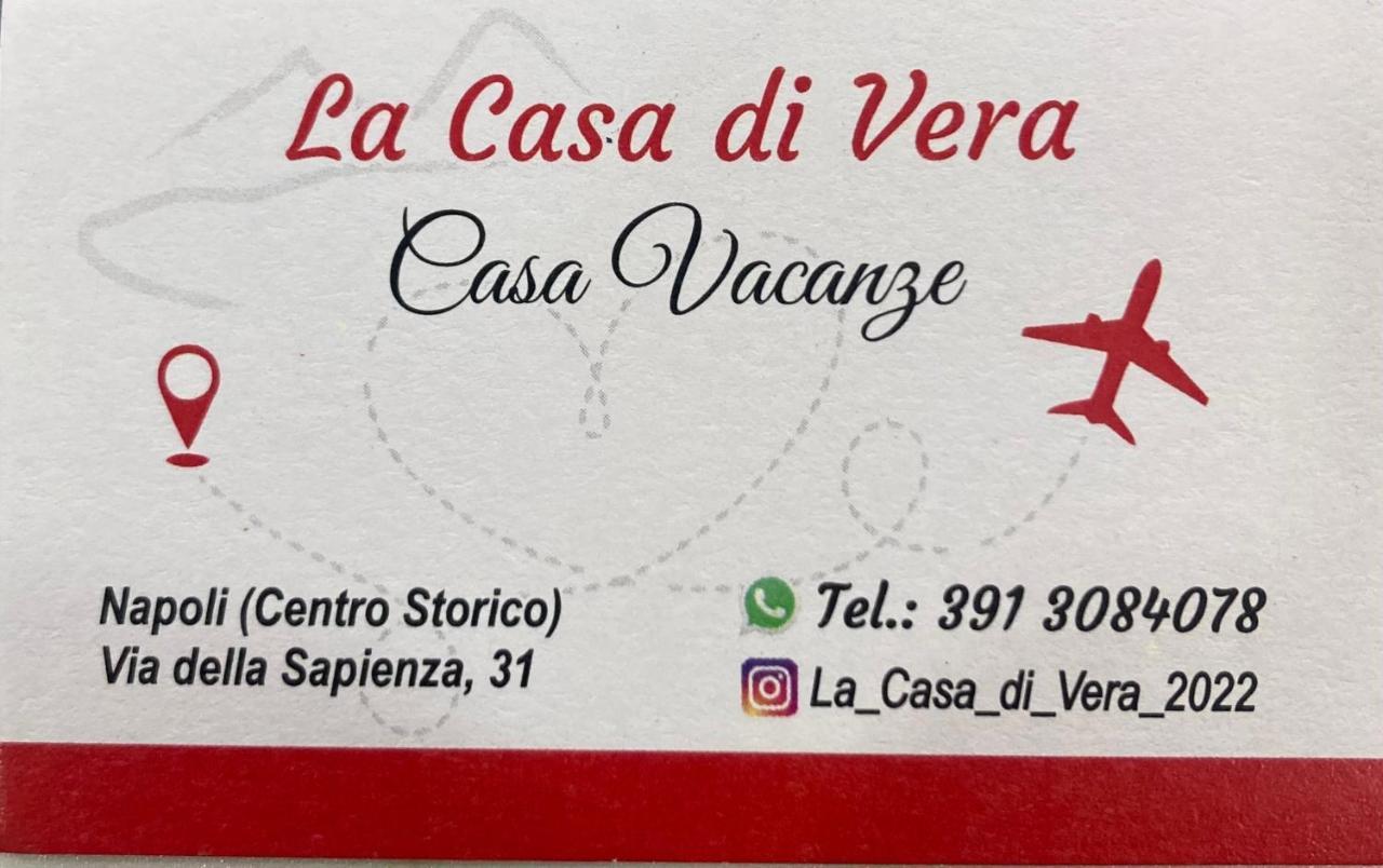 La Casa Di Vera Nápoles Exterior foto